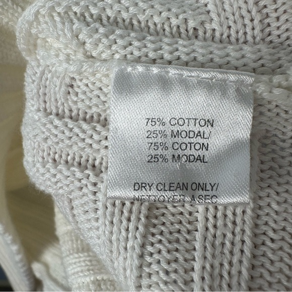 Trina Turk Women’s Short Sleeve Scoop Neck Cotton Blend Sweater S/M - Picture 3 of 7